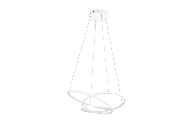 Pendel TRIO Darvin 64 cm, Matt hvit - 64 cm, Matt hvit - Belysning - Innendørsbelysning & Lamper - Taklampe - Pendellamper & Hengelamper