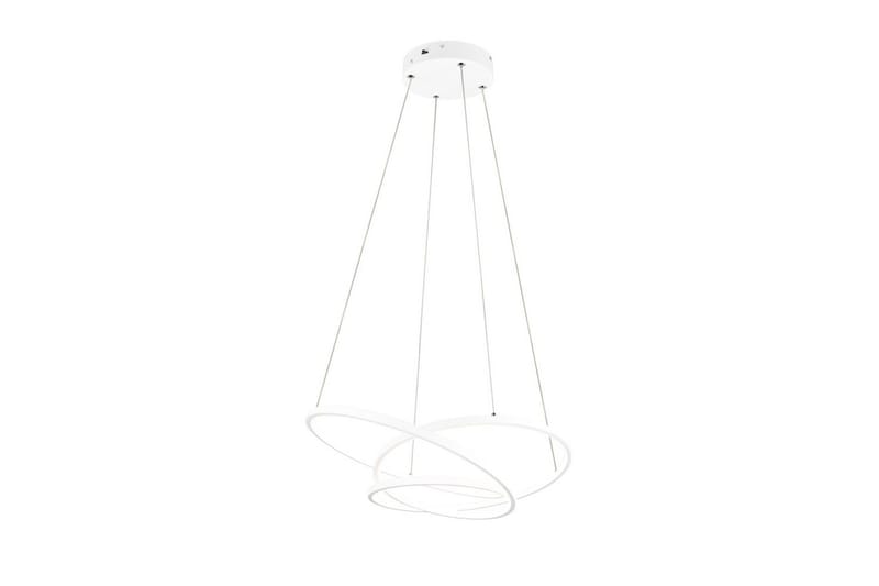 Pendel TRIO Darvin 64 cm, Matt hvit - 64 cm, Matt hvit - Belysning - Innendørsbelysning & Lamper - Taklampe - Pendellamper & Hengelamper