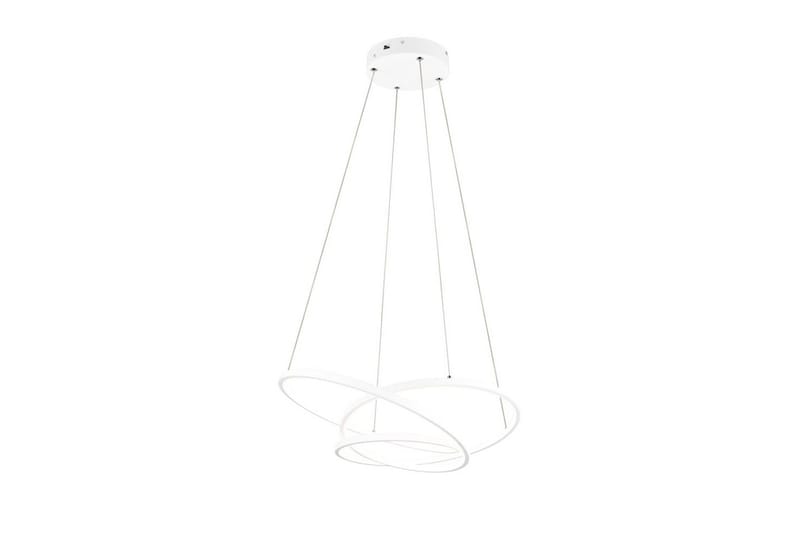 Pendel TRIO Darvin 64 cm, Matt hvit - 64 cm, Matt hvit - Belysning - Innendørsbelysning & Lamper - Taklampe - Pendellamper & Hengelamper