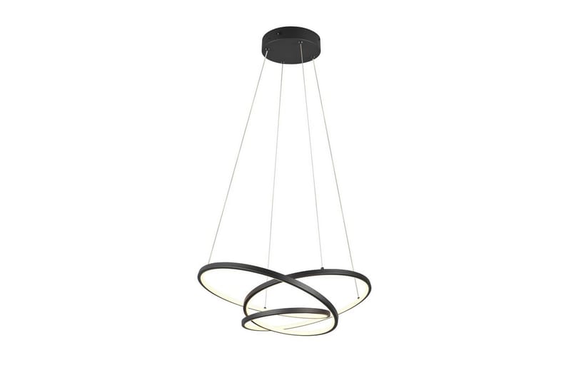 Pendel TRIO Darvin 64 cm, Matt svart - 64 cm, Matt svart - Belysning - Innendørsbelysning & Lamper - Taklampe - Pendellamper & Hengelamper