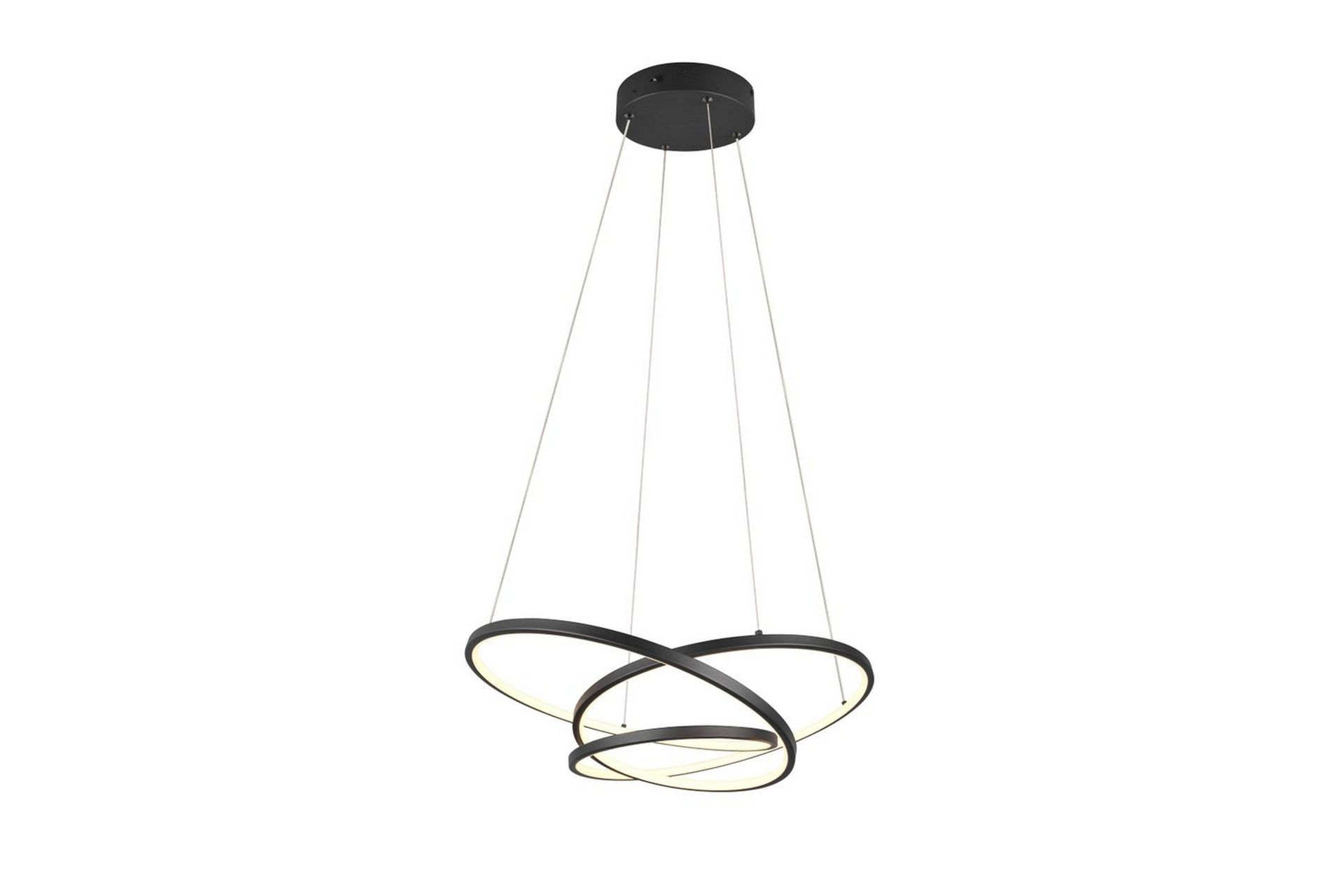 Pendel TRIO Darvin 64 cm, Matt svart - 64 cm, Matt svart