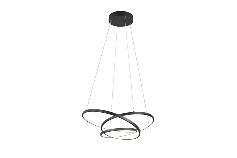 Pendel TRIO Darvin 64 cm, Matt svart - 64 cm, Matt svart - Belysning - Innendørsbelysning & Lamper - Taklampe - Pendellamper & Hengelamper