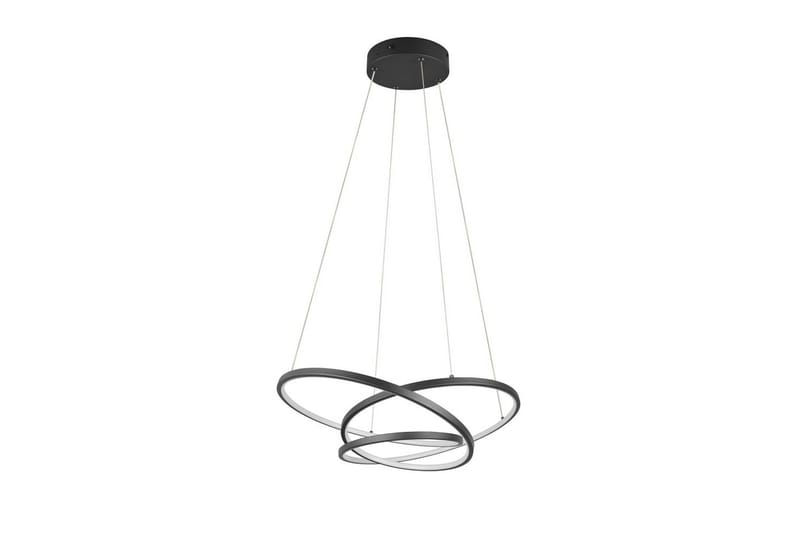 Pendel TRIO Darvin 64 cm, Matt svart - 64 cm, Matt svart - Belysning - Innendørsbelysning & Lamper - Taklampe - Pendellamper & Hengelamper