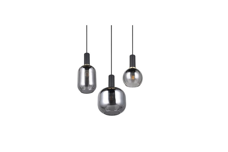 Pendel TRIO Diva 3-delt, Matt svart/krom - 3-delt, Matt svart/krom - Belysning - Innendørsbelysning & Lamper - Taklampe - Pendellamper & Hengelamper