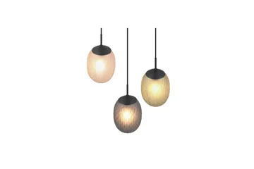 Pendel TRIO Facette 3-delt - 3-delt - Belysning - Innendørsbelysning & Lamper - Taklampe - Pendellamper & Hengelamper