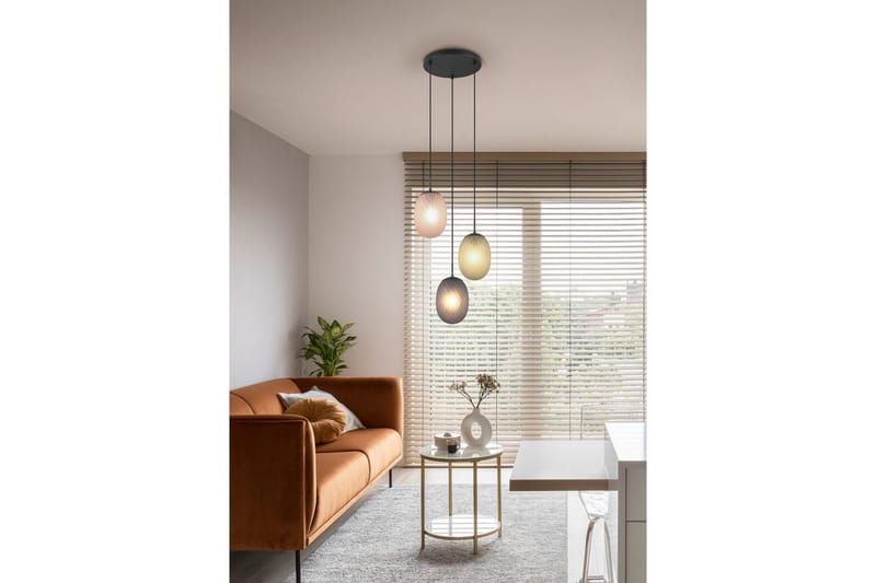 Pendel TRIO Facette 3-delt - 3-delt - Belysning - Innendørsbelysning & Lamper - Taklampe - Pendellamper & Hengelamper