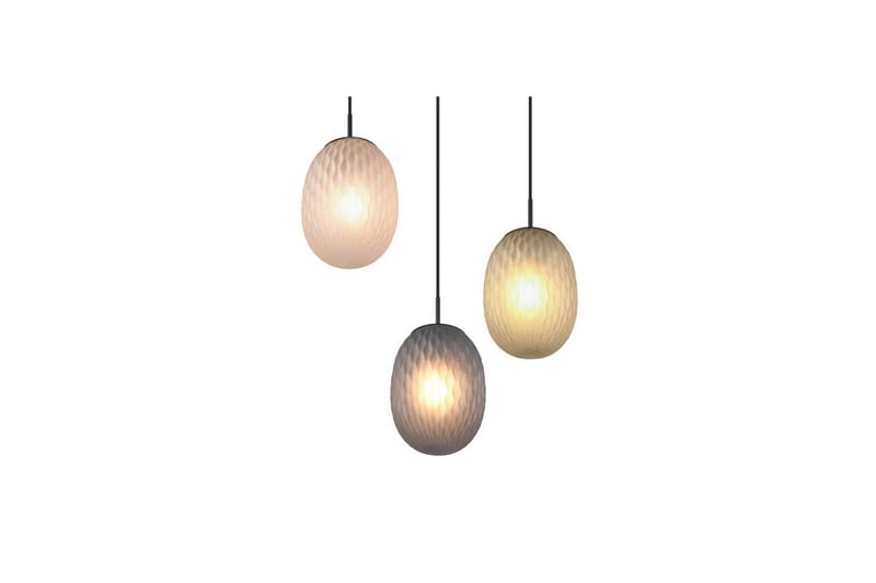 Pendel TRIO Facette 3-delt - 3-delt - Belysning - Innendørsbelysning & Lamper - Taklampe - Pendellamper & Hengelamper