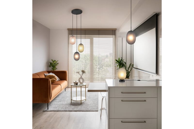 Pendel TRIO Facette 3-delt - 3-delt - Belysning - Innendørsbelysning & Lamper - Taklampe - Pendellamper & Hengelamper