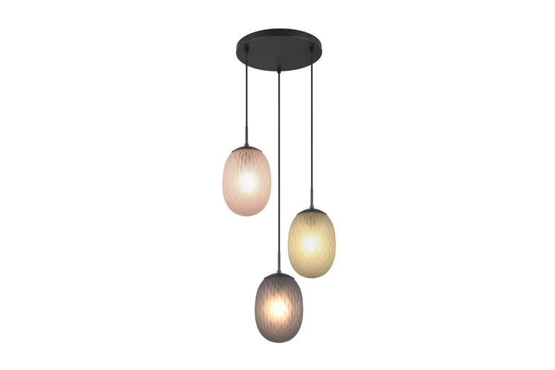 Pendel TRIO Facette 3-delt - 3-delt - Belysning - Innendørsbelysning & Lamper - Taklampe - Pendellamper & Hengelamper