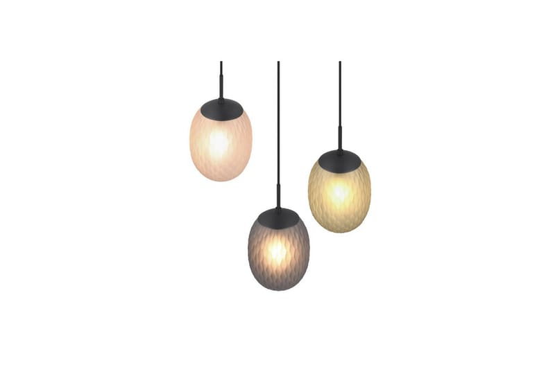 Pendel TRIO Facette 3-delt - 3-delt - Belysning - Innendørsbelysning & Lamper - Taklampe - Pendellamper & Hengelamper