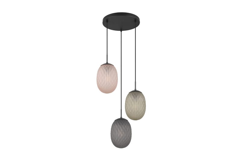 Pendel TRIO Facette 3-delt - 3-delt - Belysning - Innendørsbelysning & Lamper - Taklampe - Pendellamper & Hengelamper