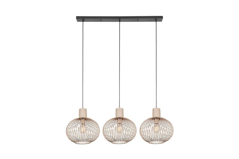 Pendel TRIO Gila 3-delt, Sand - 3-delt, Sand - Belysning - Innendørsbelysning & Lamper - Taklampe - Pendellamper & Hengelamper