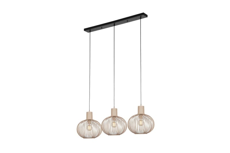 Pendel TRIO Gila 3-delt, Sand - 3-delt, Sand - Belysning - Innendørsbelysning & Lamper - Taklampe - Pendellamper & Hengelamper