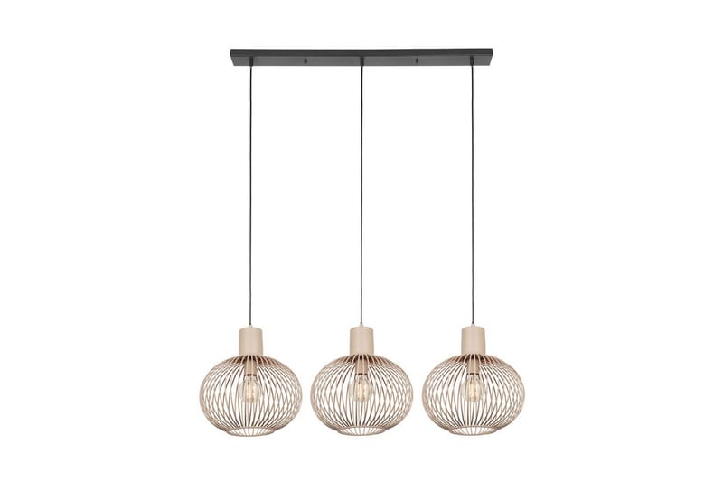 Pendel TRIO Gila 3-delt, Sand - 3-delt, Sand - Belysning - Innendørsbelysning & Lamper - Taklampe - Pendellamper & Hengelamper