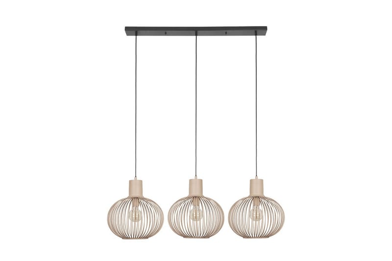 Pendel TRIO Gila 3-delt, Sand - 3-delt, Sand - Belysning - Innendørsbelysning & Lamper - Taklampe - Pendellamper & Hengelamper