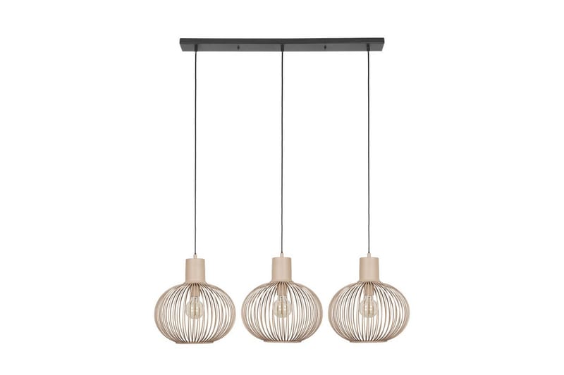 Pendel TRIO Gila 3-delt, Sand - 3-delt, Sand - Belysning - Innendørsbelysning & Lamper - Taklampe - Pendellamper & Hengelamper