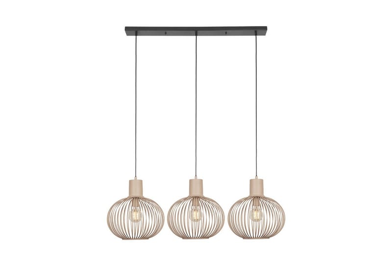 Pendel TRIO Gila 3-delt, Sand - 3-delt, Sand - Belysning - Innendørsbelysning & Lamper - Taklampe - Pendellamper & Hengelamper