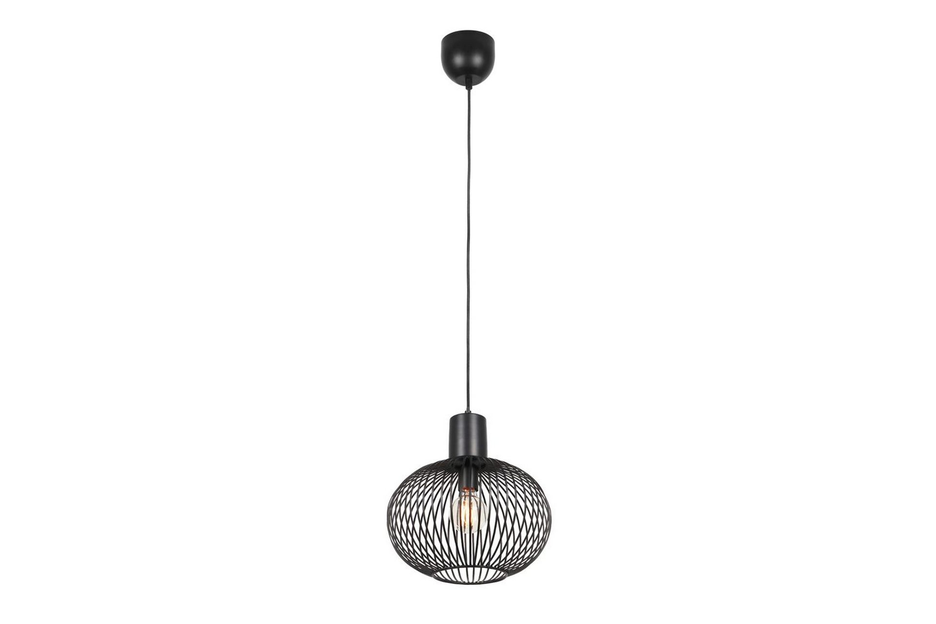 Pendel TRIO Gila 33 cm, Matt svart - 33 cm, Matt svart - Belysning - Innendørsbelysning & Lamper - Taklampe - Pendellamper & Hengelamper