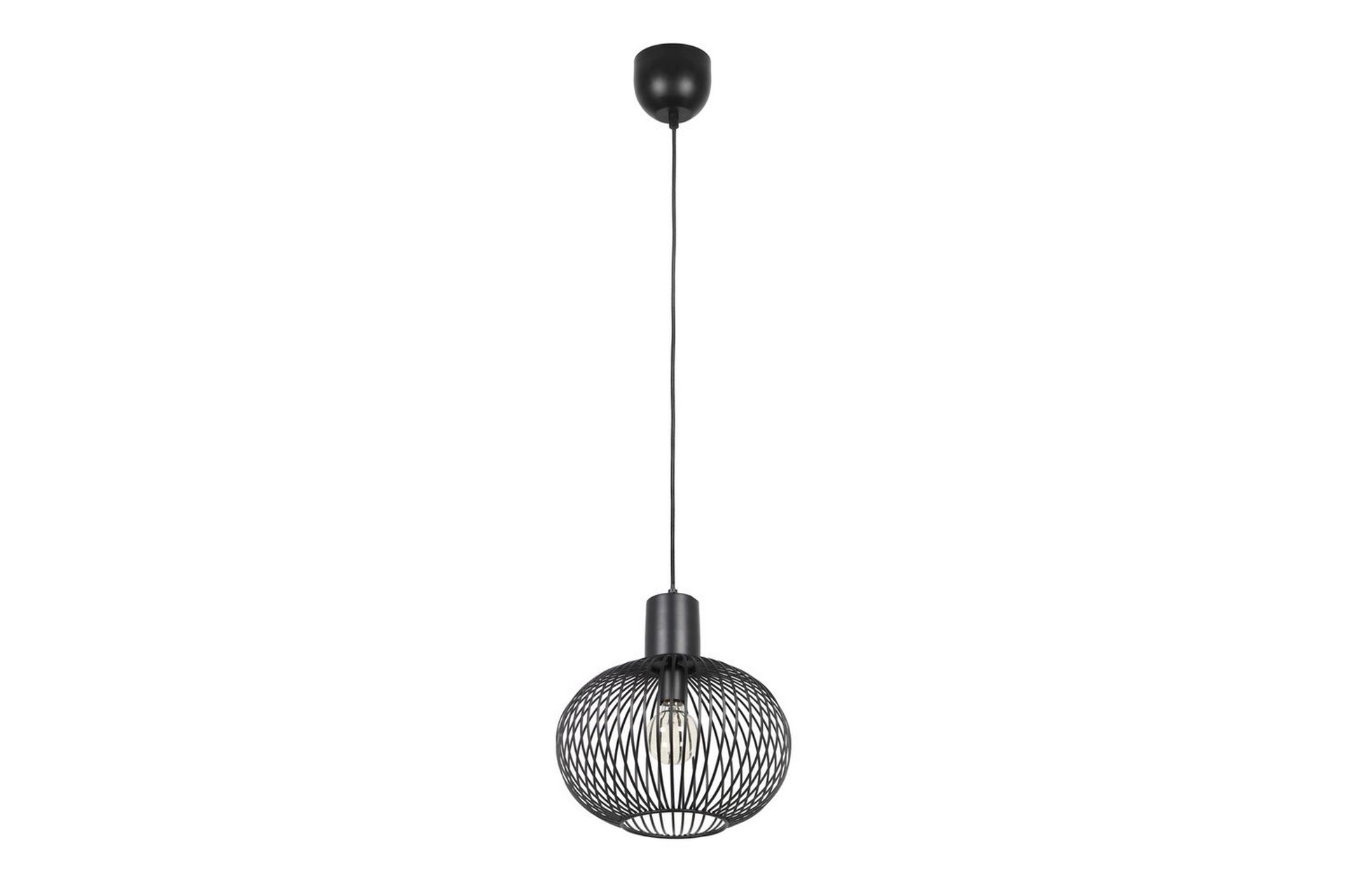 Pendel TRIO Gila 33 cm, Matt svart - 33 cm, Matt svart - Belysning - Innendørsbelysning & Lamper - Taklampe - Pendellamper & Hengelamper