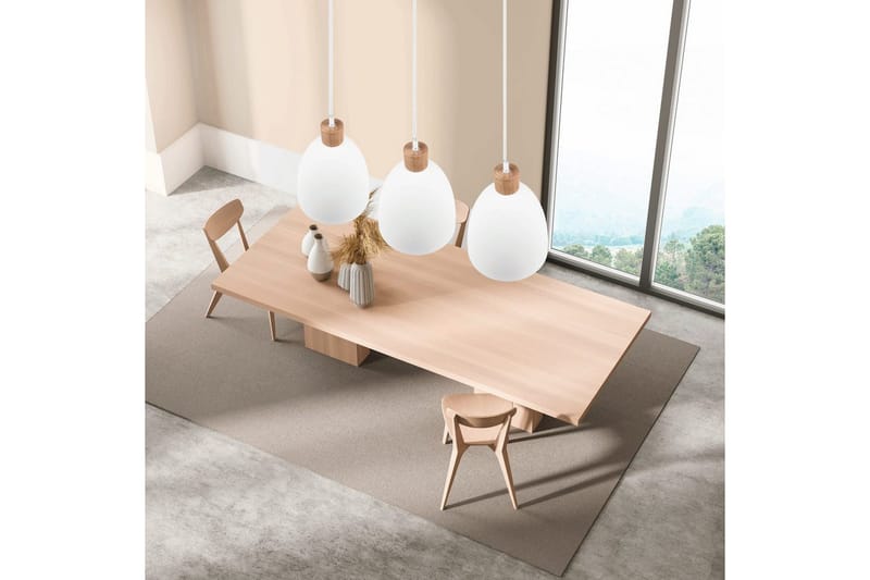 Pendel TRIO Jagger Matt hvit - Matt hvit - Belysning - Innendørsbelysning & Lamper - Taklampe - Pendellamper & Hengelamper