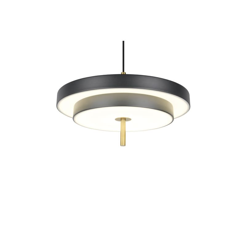 Pendel TRIO Keaton - 1 lampe 40 cm, mattsvart/messing - Belysning - Innendørsbelysning & Lamper - Taklampe - Pendellamper & Hengelamper