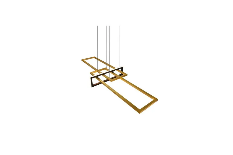 Pendel TRIO Salinas Matt messing/matt svart - Matt messing/matt svart - Belysning - Innendørsbelysning & Lamper - Taklampe - Pendellamper & Hengelamper