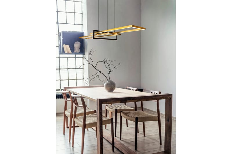 Pendel TRIO Salinas Matt messing/matt svart - Matt messing/matt svart - Belysning - Innendørsbelysning & Lamper - Taklampe - Pendellamper & Hengelamper