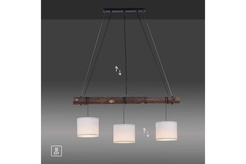 Pendellampe Bark - 20x120x100 cm - Belysning - Innendørsbelysning & Lamper - Taklampe - Pendellamper & Hengelamper