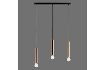 Pendellampe Bruna - 6x120x65 cm, Messing Matt - Belysning - Innendørsbelysning & Lamper - Taklampe - Pendellamper & Hengelamper