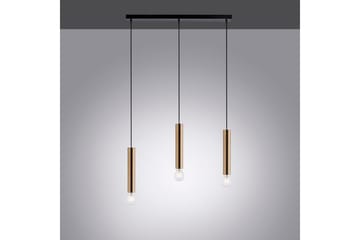 Pendellampe Bruna - 6x120x65 cm, Messing Matt - Belysning - Innendørsbelysning & Lamper - Taklampe - Pendellamper & Hengelamper