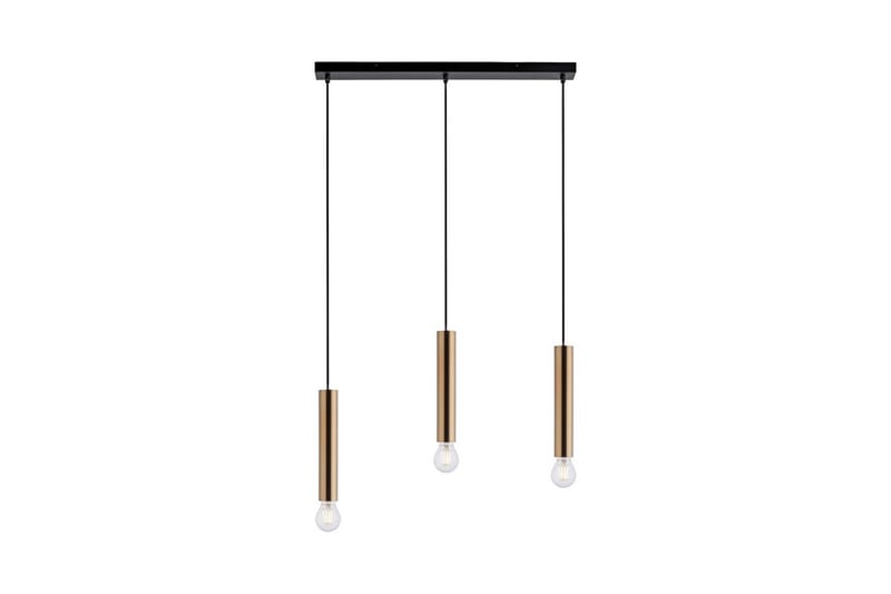 Pendellampe Bruna - 6x120x65 cm, Messing Matt - Belysning - Innendørsbelysning & Lamper - Taklampe - Pendellamper & Hengelamper