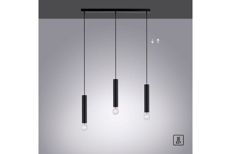 Pendellampe Bruna - 6x120x65 cm, Svart - Belysning - Innendørsbelysning & Lamper - Taklampe - Pendellamper & Hengelamper