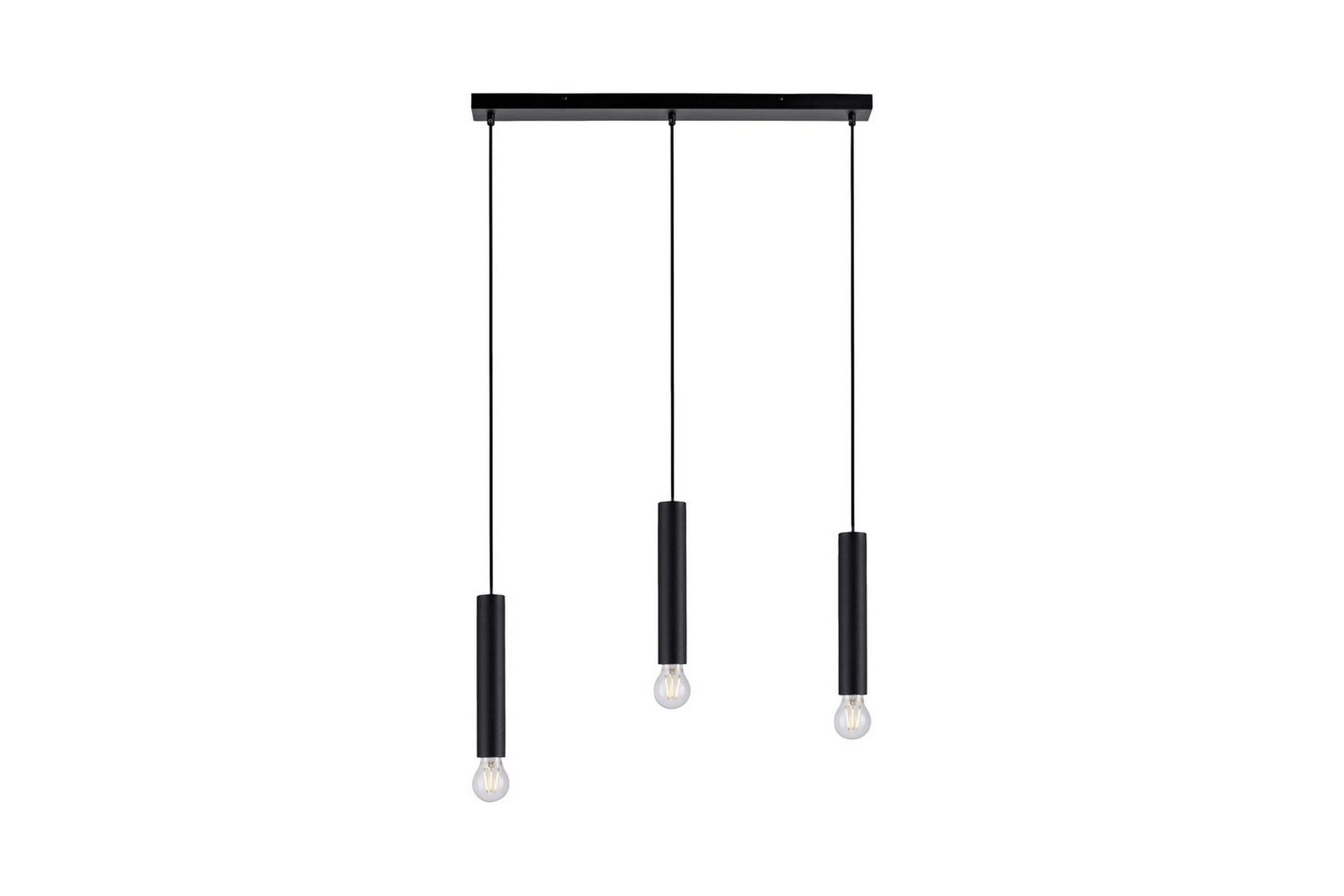 Pendellampe Bruna - 6x120x65 cm, Svart