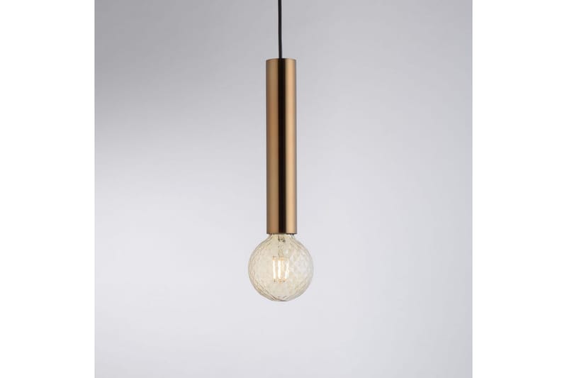 Pendellampe Bruna - 9x120x9 cm, Messing Matt - Belysning - Innendørsbelysning & Lamper - Taklampe - Pendellamper & Hengelamper