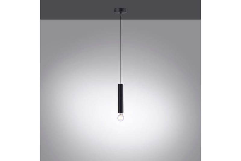 Pendellampe Bruna - 9x120x9 cm, Svart - Belysning - Innendørsbelysning & Lamper - Taklampe - Pendellamper & Hengelamper