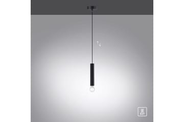 Pendellampe Bruna - 9x120x9 cm, Svart - Belysning - Innendørsbelysning & Lamper - Taklampe - Pendellamper & Hengelamper
