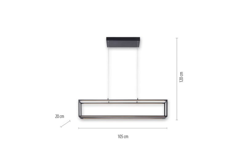Pendellampe Contura - 20x120x105 cm - Belysning - Innendørsbelysning & Lamper - Taklampe - Pendellamper & Hengelamper