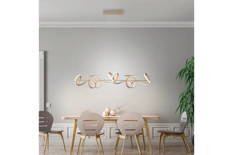 Pendellampe Curls - 21x135x99 cm - Belysning - Innendørsbelysning & Lamper - Taklampe - Pendellamper & Hengelamper