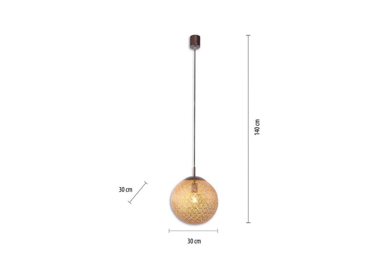 Pendellampe Greta - 30x140x30 cm - Belysning - Innendørsbelysning & Lamper - Taklampe - Pendellamper & Hengelamper