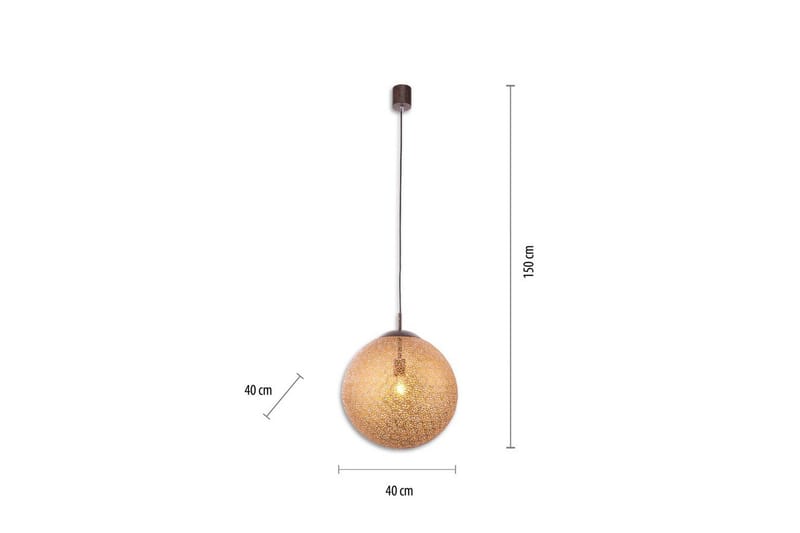 Pendellampe Greta - 40x150x40 cm - Belysning - Innendørsbelysning & Lamper - Taklampe - Pendellamper & Hengelamper