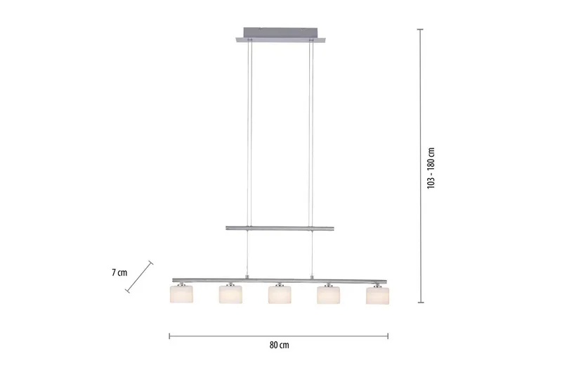 Pendellampe Hydra - Krom - Belysning - Innendørsbelysning & Lamper - Taklampe - Pendellamper & Hengelamper