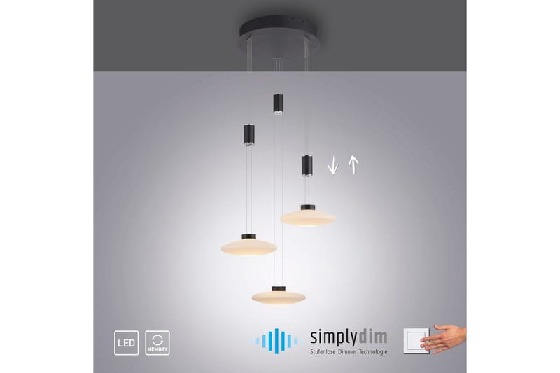 Pendellampe Lautada - 56x200x56 cm - Belysning - Innendørsbelysning & Lamper - Taklampe - Pendellamper & Hengelamper