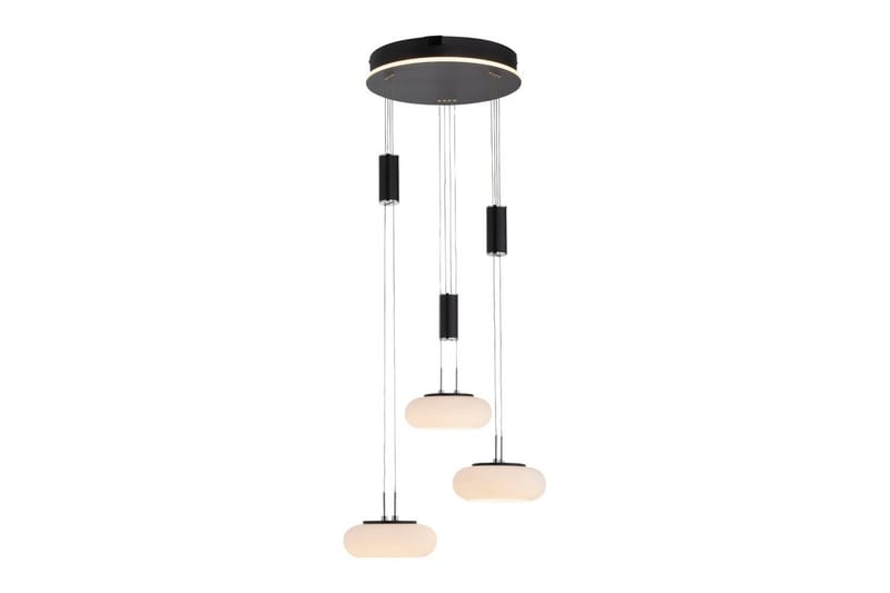 Pendellampe Q-Etienne - 40x200x44 cm, Svart - Belysning - Innendørsbelysning & Lamper - Taklampe - Pendellamper & Hengelamper