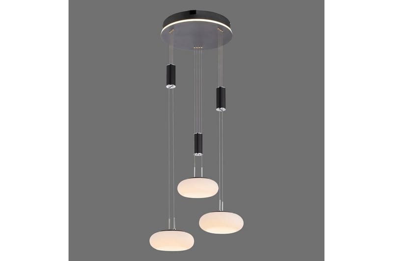 Pendellampe Q-Etienne - 40x200x44 cm, Svart - Belysning - Innendørsbelysning & Lamper - Taklampe - Pendellamper & Hengelamper