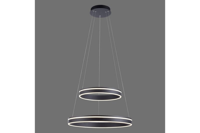 Pendellampe Q-Vito - 59x200x59 cm, Antrasitt - Belysning - Innendørsbelysning & Lamper - Taklampe - Pendellamper & Hengelamper