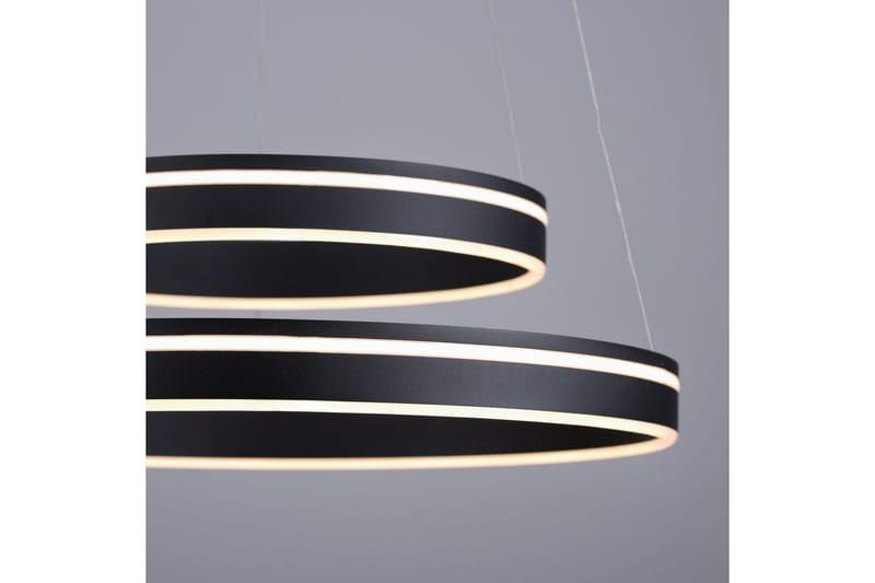Pendellampe Q-Vito - 59x200x59 cm, Antrasitt - Belysning - Innendørsbelysning & Lamper - Taklampe - Pendellamper & Hengelamper