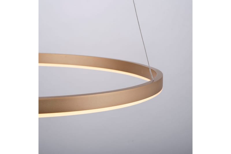 Pendellampe Ritus - 58,5x120x58,5 cm, Messing Matt - Belysning - Innendørsbelysning & Lamper - Taklampe - Pendellamper & Hengelamper