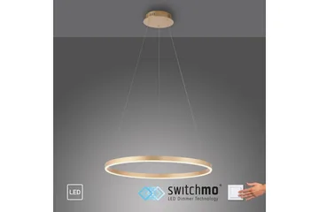 Pendellampe Ritus - 58,5x120x58,5 cm, Messing Matt - Belysning - Innendørsbelysning & Lamper - Taklampe - Pendellamper & Hengelamper