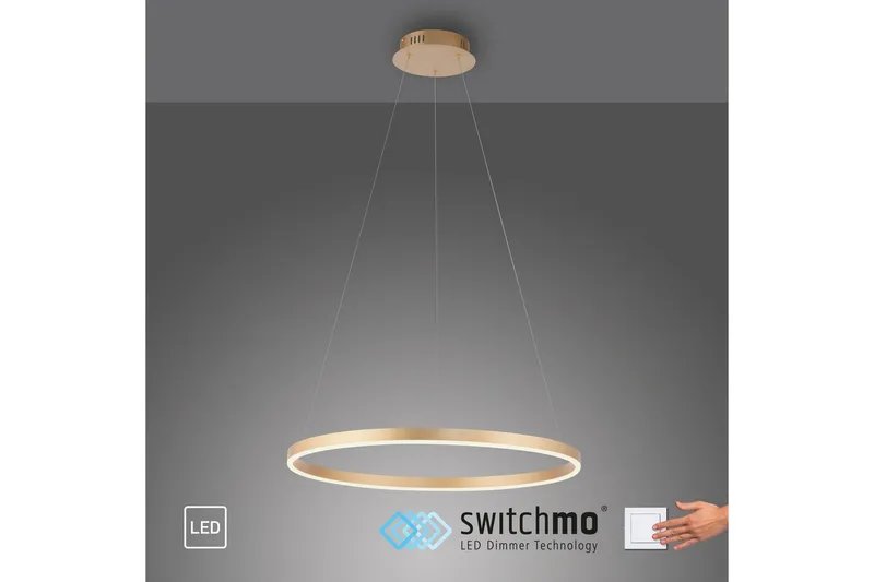 Pendellampe Ritus - 58,5x120x58,5 cm, Messing Matt - Belysning - Innendørsbelysning & Lamper - Taklampe - Pendellamper & Hengelamper