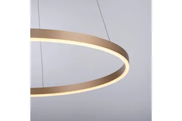Pendellampe Ritus - 58,5x120x58,5 cm, Messing Matt - Belysning - Innendørsbelysning & Lamper - Taklampe - Pendellamper & Hengelamper